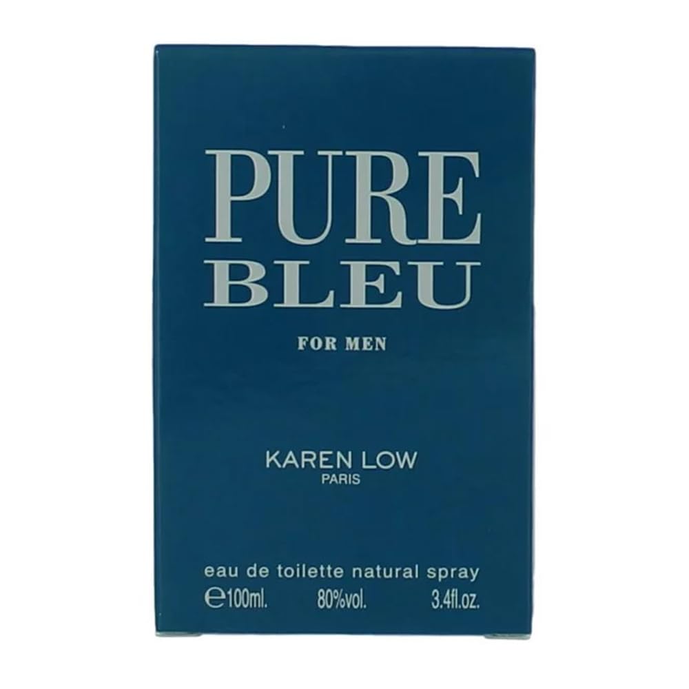Pure Bleu By Karen Low, 3.4 Oz Eau De Toilette Spray For Men