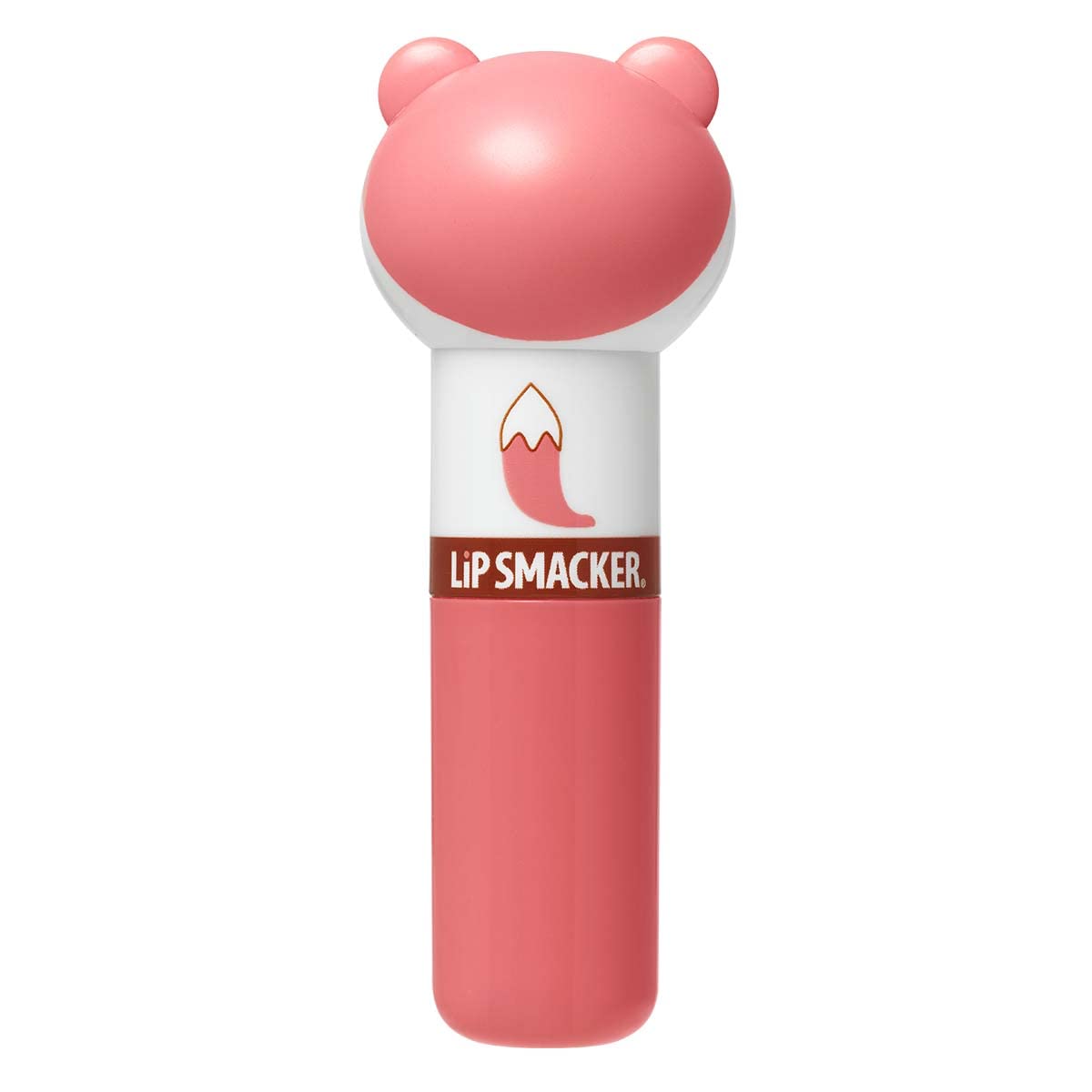 Lip Smacker Lippy Pal Fox Lip Balm Clear Matte Finish, Foxy Apple Flavored, Moisturizing, For Kids