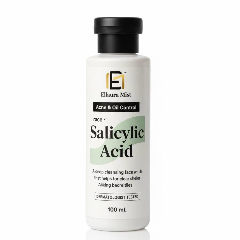Ellaura Mist Salicylic Acid Cleanser 2% Salicylic Acid + 0.2% Lha For Acne, Oil Control, Blackhead Removal  Gentle Deep Cleansi