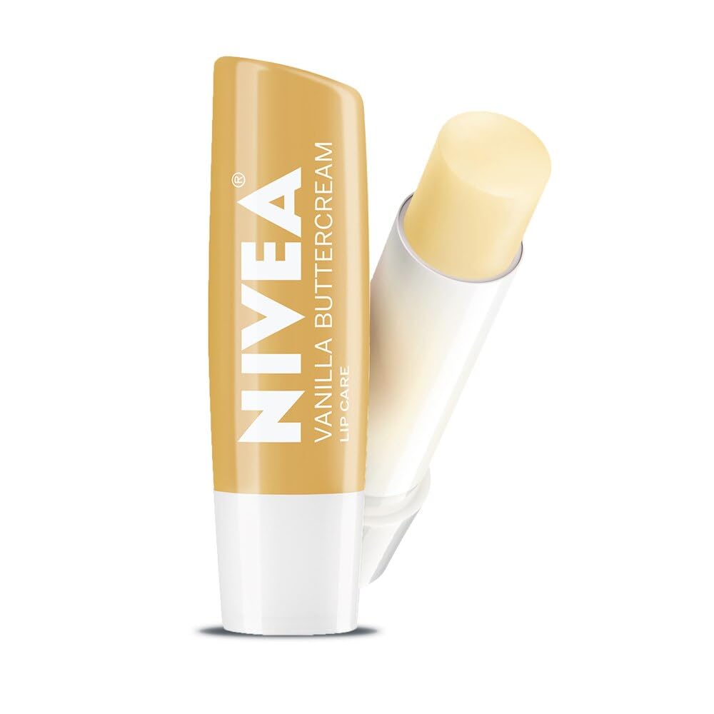 Nivea Vanilla Buttercream Lip Care 0.17 Oz / 4.8 G (Pack Of 2)