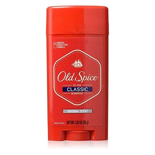 Old Spice Classic Deodorant Stick, Original 3.25 oz (Pack of 7)
