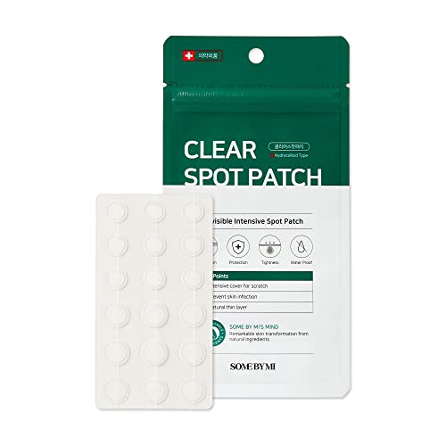 Some By Mi 30 Days Miracle Clear Spot Patch  18Counts, 2 Size (10Mm 9Counts, 12Mm 9Counts)  Invisible Spot Sticker For Sensitive