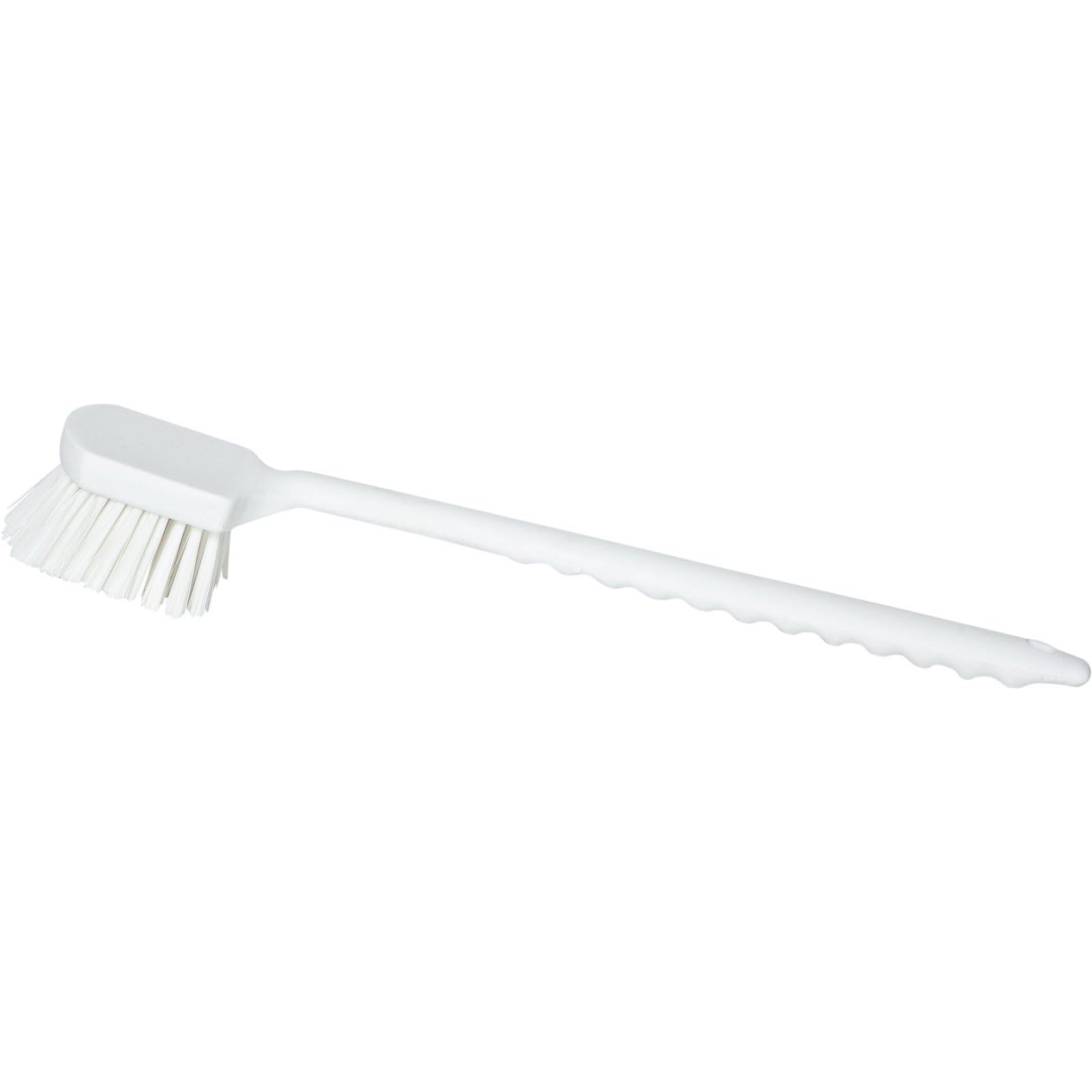 SPARTA 40501EC25 Plastic Large Scrub Brush, Kitchen Brush, Utility Brush With Long Handle For Cleaning, 20 Inches, Tan, (Pack of