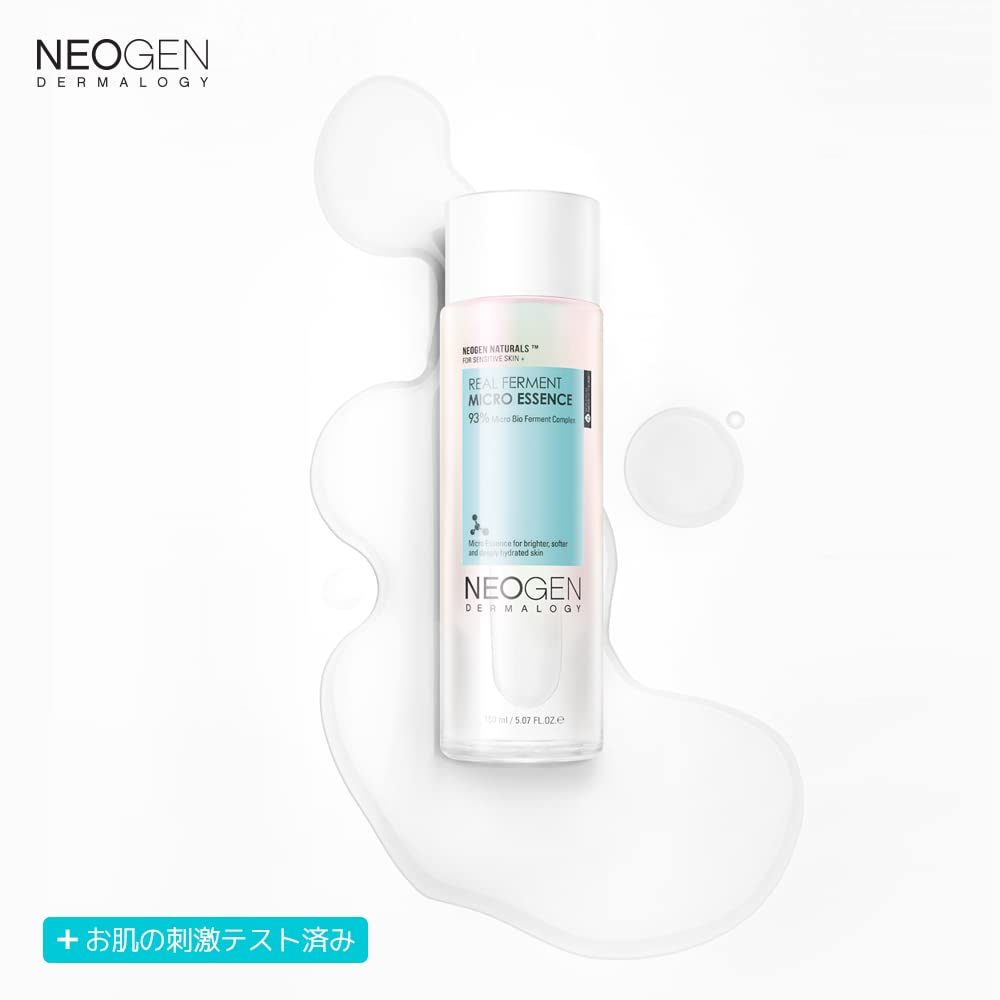 Neogen Dermalogy Real Ferment Micro Essence 5.07 Fl Oz (150Ml) - 93% Naturally Fermented Facial Essence, Instantly Hydrates And