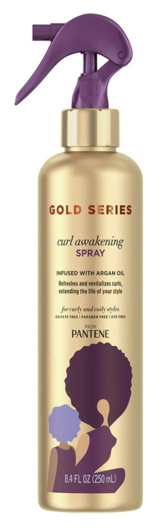 Pantene Gold Series Curl Awakening Spray 8.4 Ounce (250Ml) (Pack Of 2)