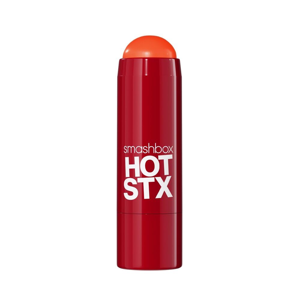 Smashbox Hot STX Blush Stick | Creamy, Blendable Blush Stick with High Pigment Color + Dew Finish, Hi-Fi Heat, 0.17 Ounce