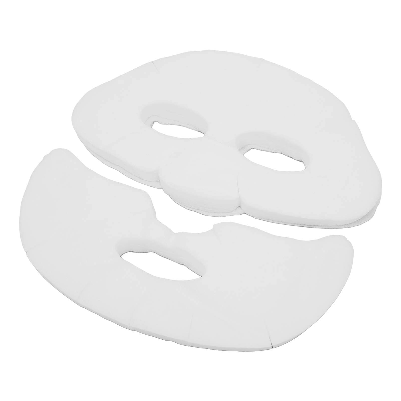 YUYTE 100 Pcs Enlarged Cotton Mask Sheets  Moisturizing, Skin Friendly, DIY Cosmetic Face Skin Care Mask with Soft Silk for Spa