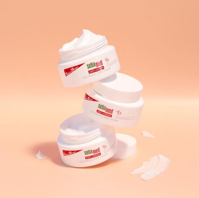 New Sebamed Anti Aging Q10 Protection Cream 50 ml. , PH 5.5 for sensitive skin ,28 days to visibly less wrinkles ,...