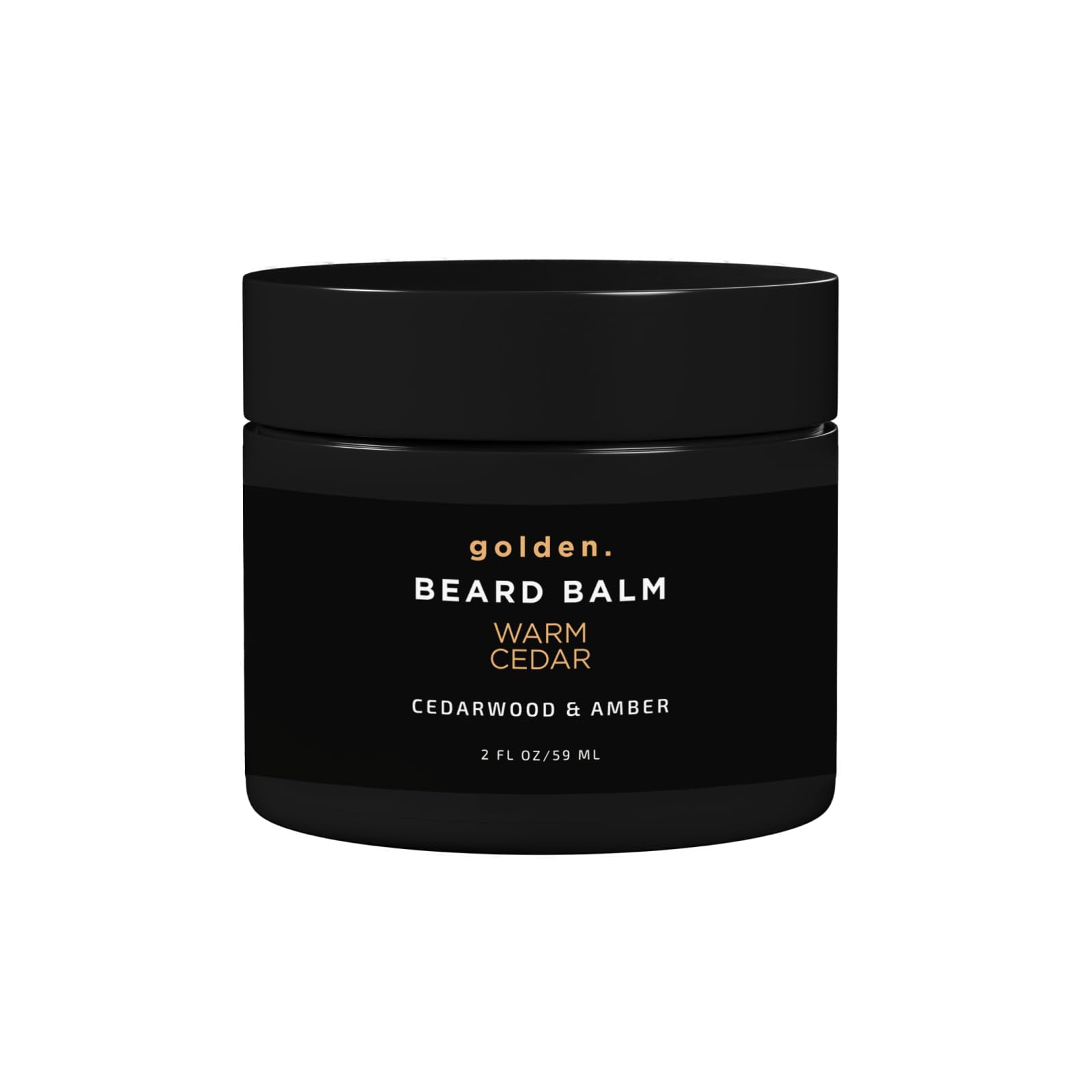 Golden Grooming Beard Balm | Unique Masculine Scent | Shea Butter for Beard Growth | Tames, Moisturizes & Styles - Warm Cedar, 2