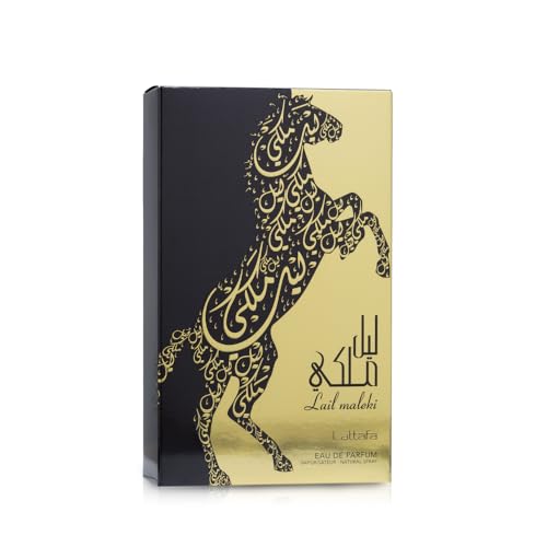 Lattafa Perfumes Lail Maleki For Unisex Eau De Parfum Spray, 34 Ounce