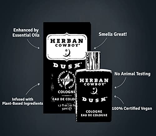 Herban cowboy Mens cologne, Dusk, 17 Ounce