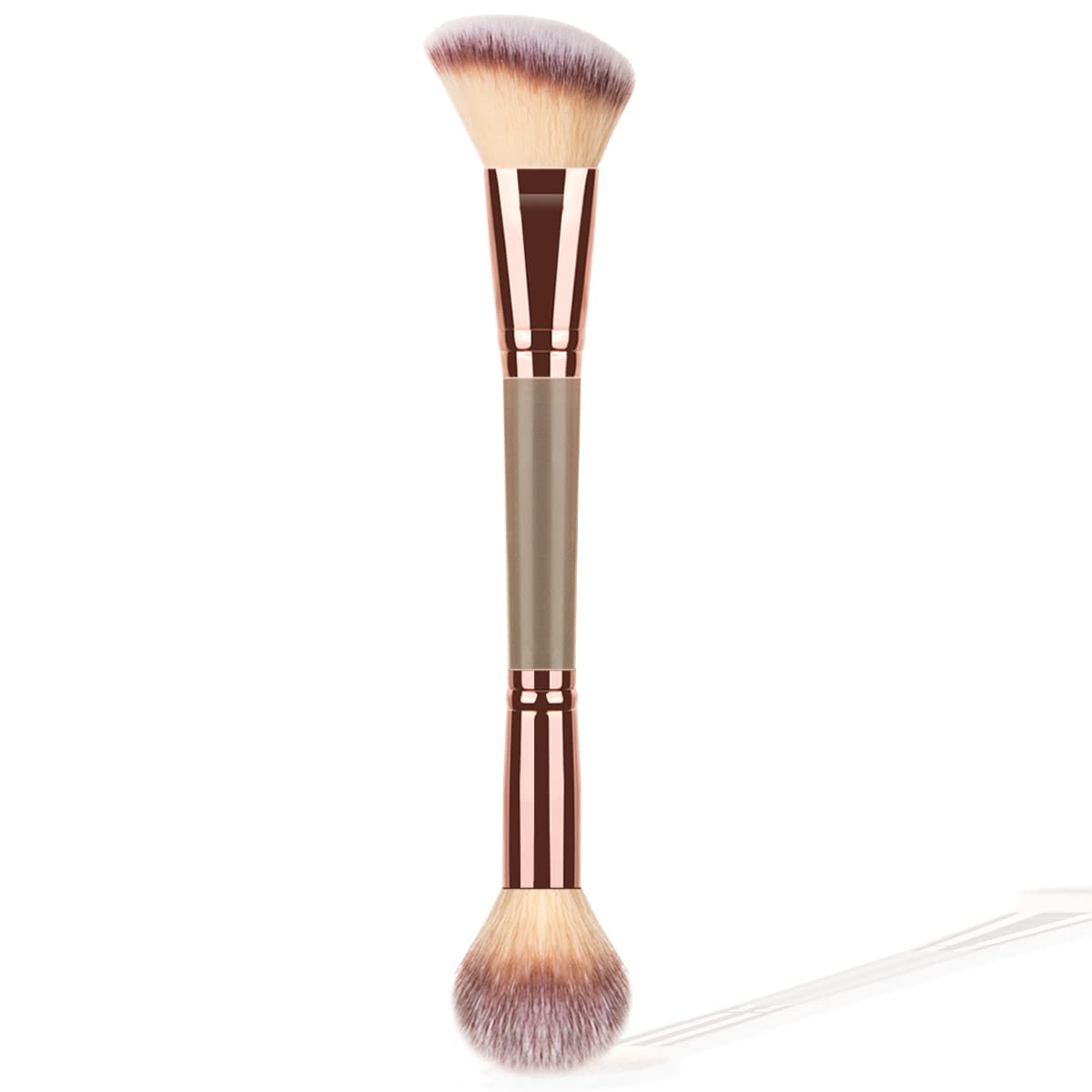 KINGMAS Foundation Makeup Brush, Double Ended Makeup Brushes for Blending Liquid Powder, Concealer Cream Cosmetics, Blush brush