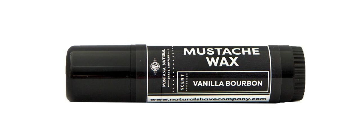 MNSC Vanilla Bourbon Mustache Wax - Medium Hold Balm - All-Natural Beeswax and Plant-Based Oils, Petroleum-Free, Hypoallergenic 