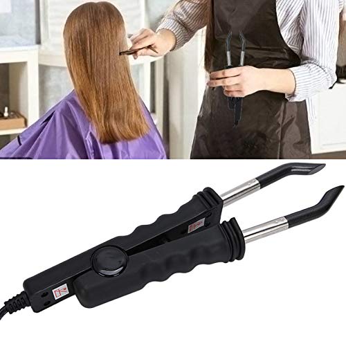 Hair Extension Iron, Portable Hair Extensions Connector Iron Adjustable Temperature Hair Connectors Wand Melting Tool for Salon