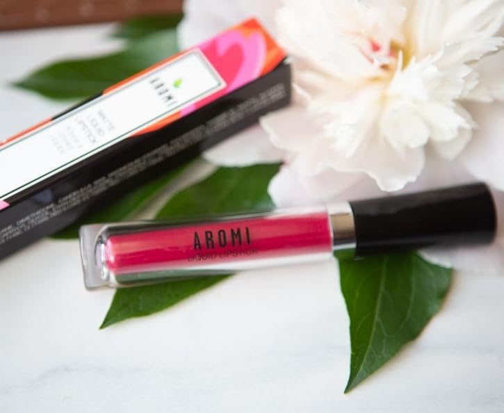 Aromi Magenta Matte Liquid | Pink Fuchsia Lip Color, Long-Lasting, Vegan And Cruelty-Free, Waterproof, Smudge Proof, Handmade (P