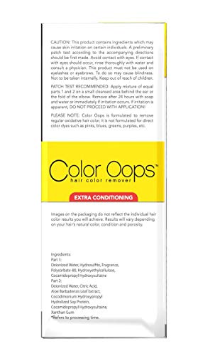 Color Oops Hair Color Remover Extra Conditioning 1 Each