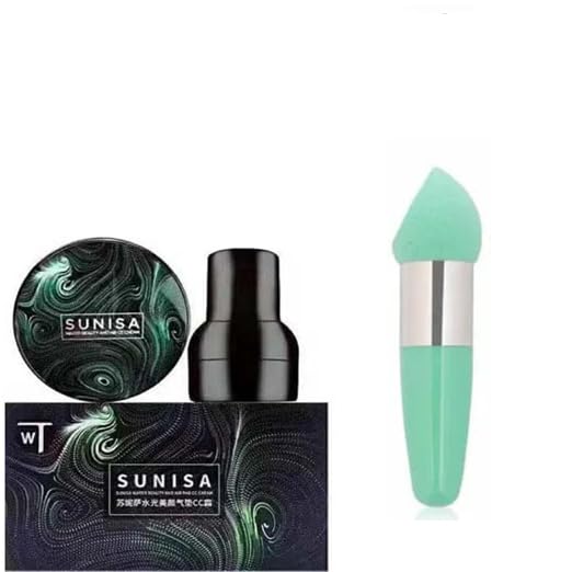 Sunisa Cushion Foundation Set With Beauty Blender Sponge