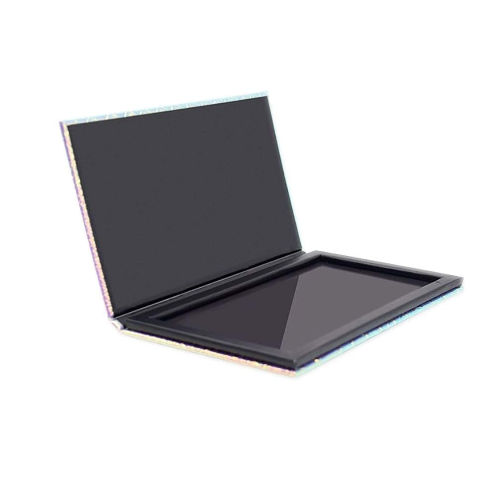Mermaid Fish-Scale Pattern Change Empty Magnetic Eyeshadow Blush Highlighters Palette Makeup Tools 10X10Cm