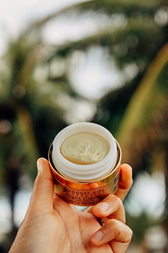 Honey Girl Organics Night Creme Extra Sensitive, Honey based Skin Care for Sensitive Skin, USDA Certified Organic Face Moisturiz