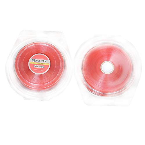 'Sensi Tak'' Double Sided Roll Tapes Stickers Adhesive For Men Hair System Replacement Toupee Hair Extension Wig Bundles Hair W