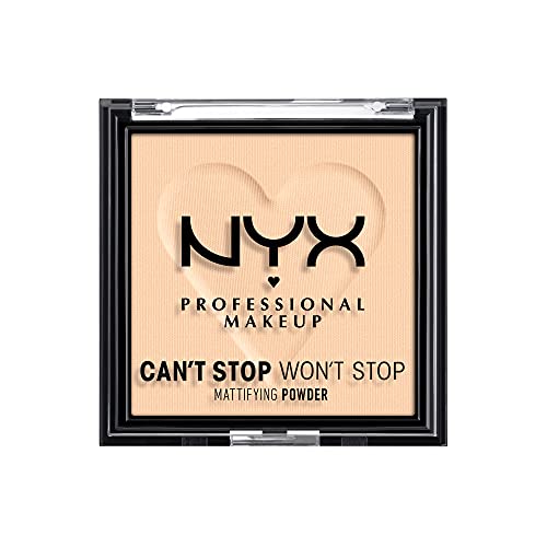 NYX PROFESSIONAL MAKEUP Can 't Stop Won 't Stop Mattifying Pressed Powder - Light