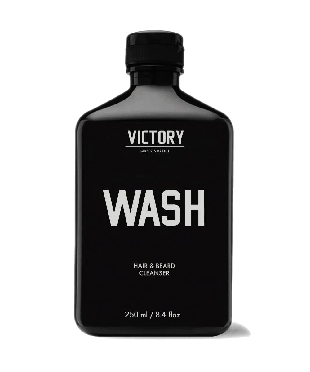 Victory Barber & Brand Beard Wash - Made In Usa, Men'S All-In-One Shampoo And Conditioner, Hydrating, Smoothening, Softening, 8.