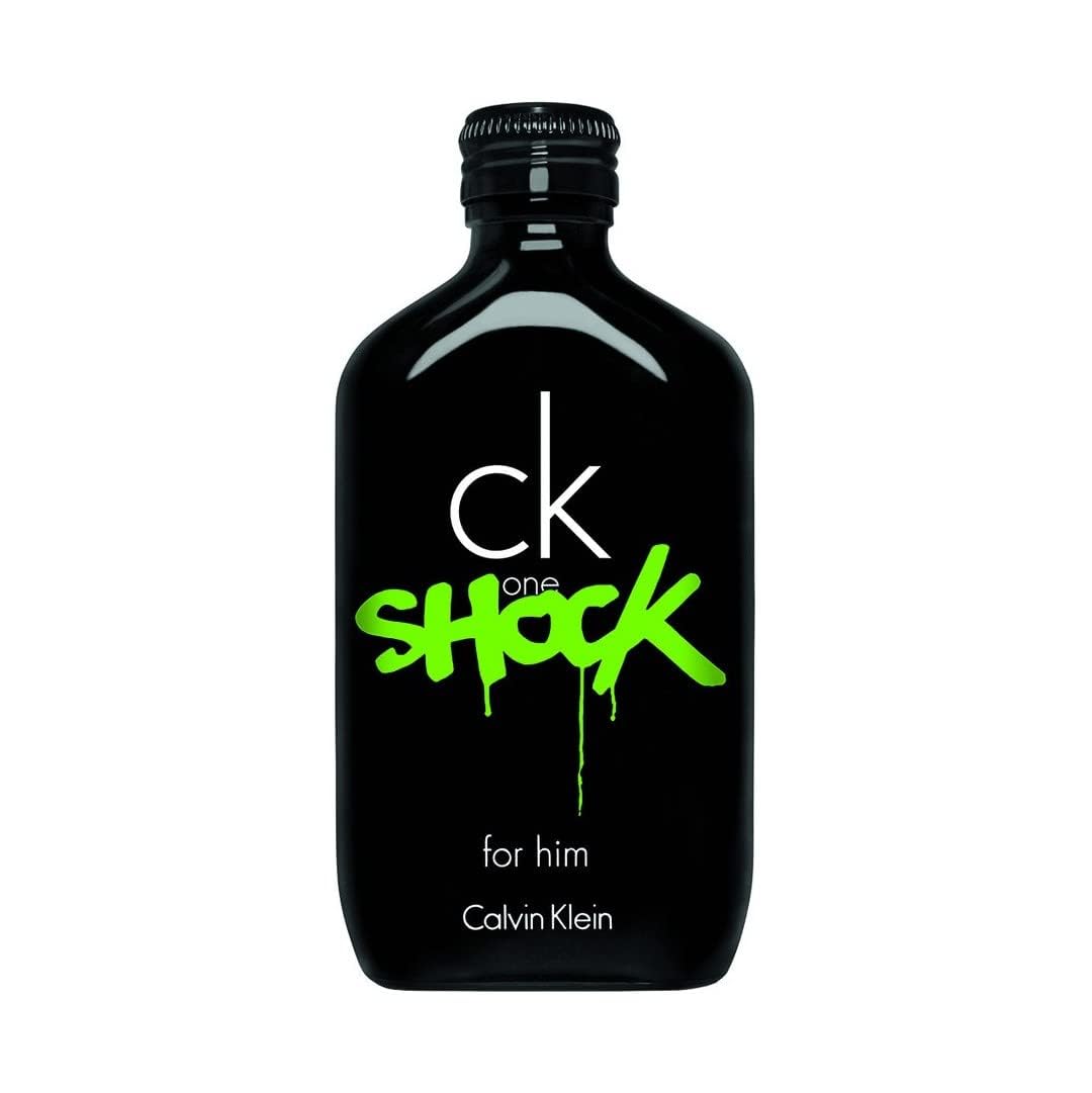 Calvin Klein One Shock Eau De Toilette Spray for Men, 3.4 Ounce