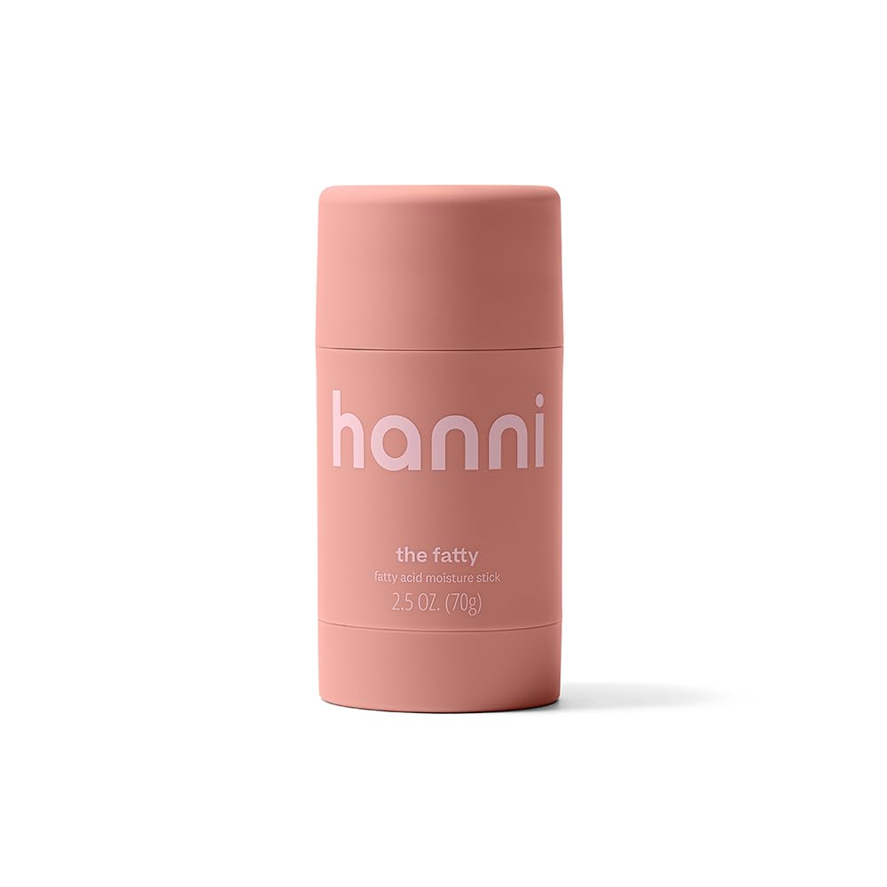 HANNI Fatty Body Moisturizer Stick with Fatty Acids, Travel Size Friendly Solid Lotion for Plumping and Hydration, Fragrance-Fre