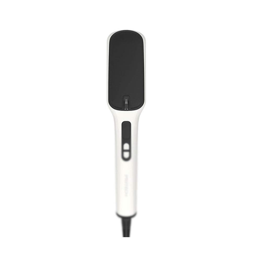 QOPCBCGN Fast Heating Ionic Hair Straightener Brush Cordless Electric Comb LCD Display Flat Styling Tool