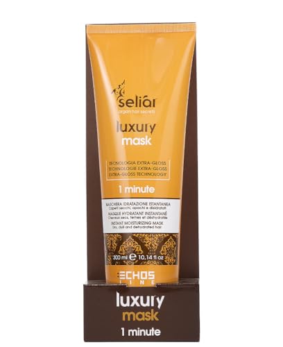 echosline SeliAr Luxury Instant Moisturizing Mask for Dry and Dehydrated Hair - 300 ml