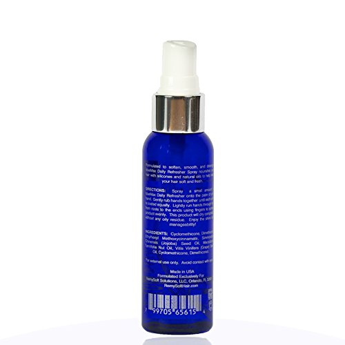 RemySoft blueMax Daily Refresher - Safe for Hair Extensions, Weaves and Wigs - Salon Formula Leave-in Conditioner - UNSCENTED