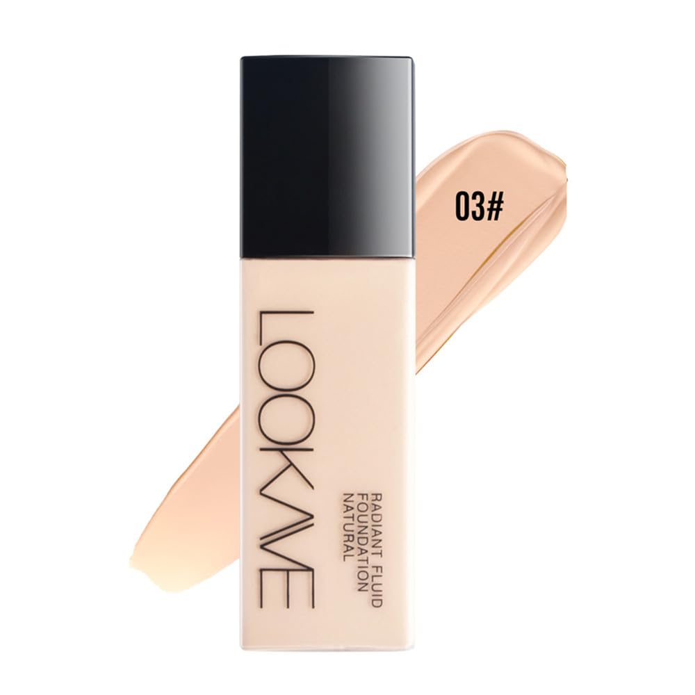 LAMUSELAND Full Coverage Foundation Makeup, Matte Liquid Waterproof Longlasting Oilfree Foundation Stick Concealer for All Ski