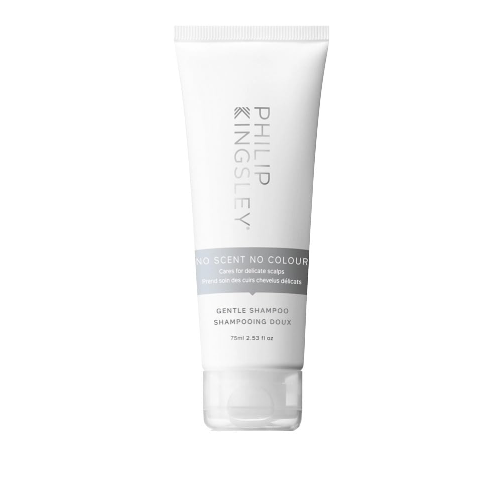 PHILIP KINGSLEY | No Scent No Color Gentle Shampoo | For Sensitive and Delicate Scalps | Sulfate-Free and Fragrance-Free | 2.53o