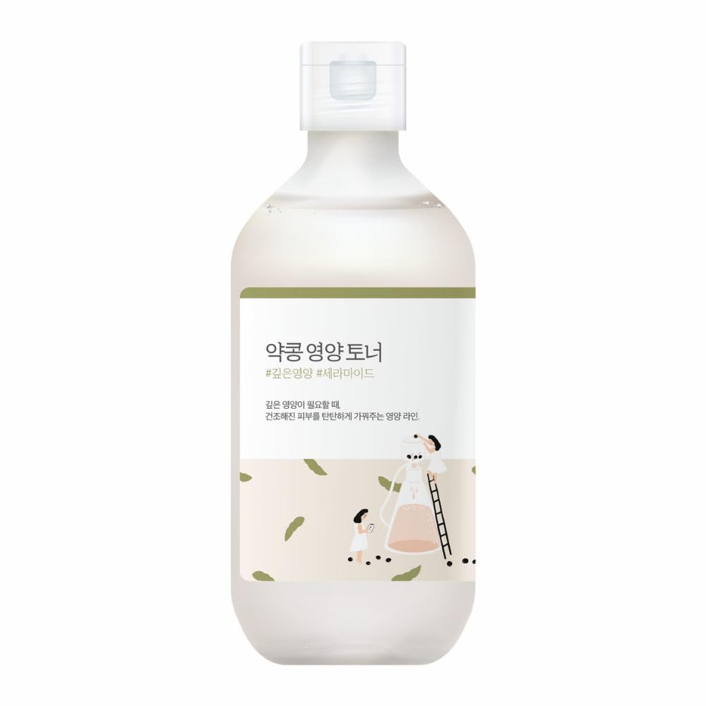 ROUND LAB Soybean Nourishing Toner (Unscented) | Rejuvenating & Nourishing Toner with Deep Nutrition, Hydration locking and Unsc
