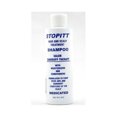 Stopitt Medicated Shampoo 8oz + Anti-dandruff Hair and Scalp Treatment 4 Oz