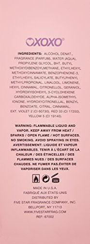 Xoxo By Five Star Fragrances, 3.4 Oz Eau De Parfum Spray For Women