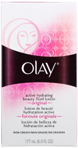 Olay Active Hydrating Beauty Fluid Lotion, Original, 6.0 Fl Oz