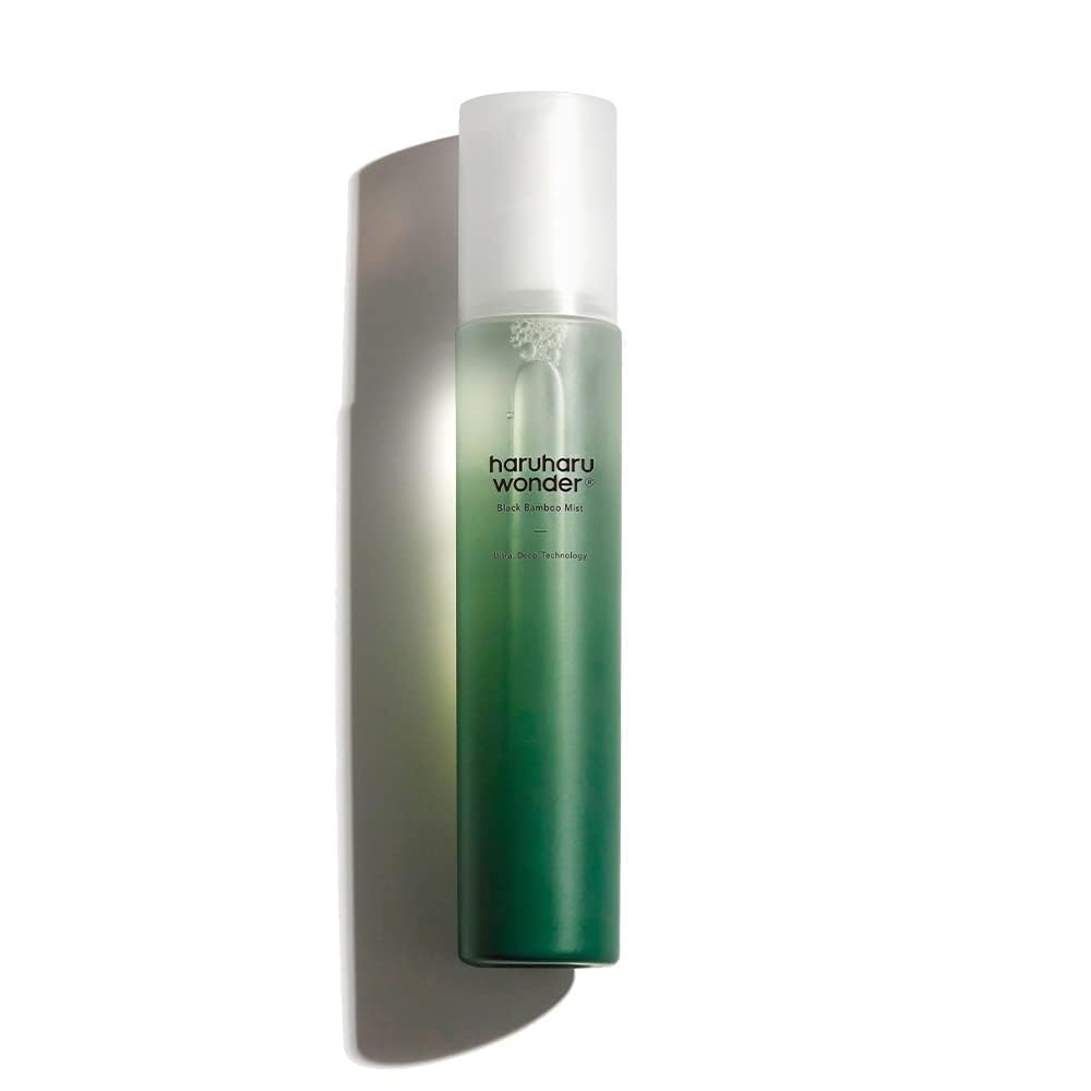 Haruharu Wonder Black Bamboo Mist - Hydrating and Firming skin, Black rice, Panax ginseng for clean and smooth skin surface (5.0