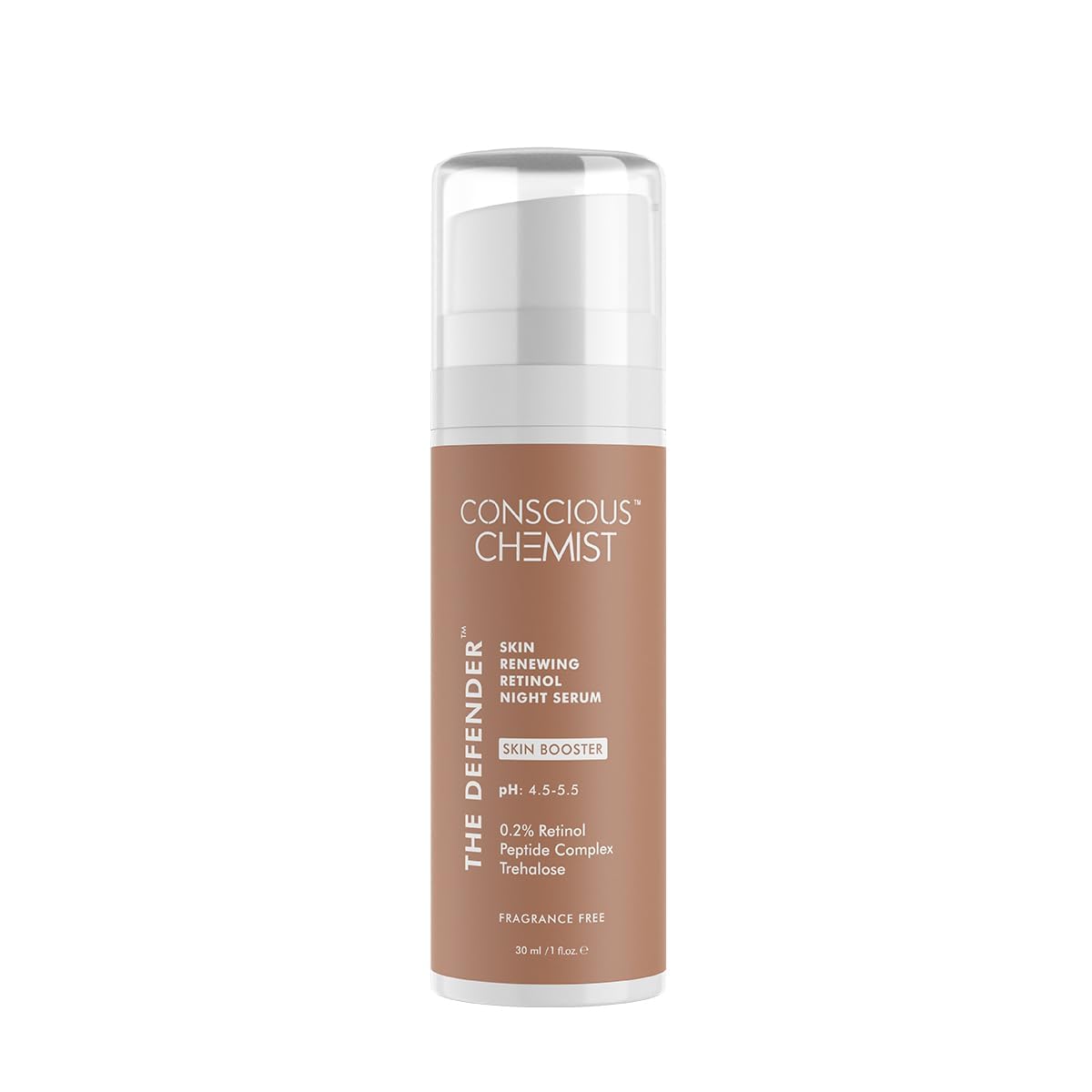 Conscious Chemist 0.2% Retinol Serum For Face | 30Ml | Multi Peptide Anti Aging Serum, Reduces Fine Lines & Wrinkles, For Men & 