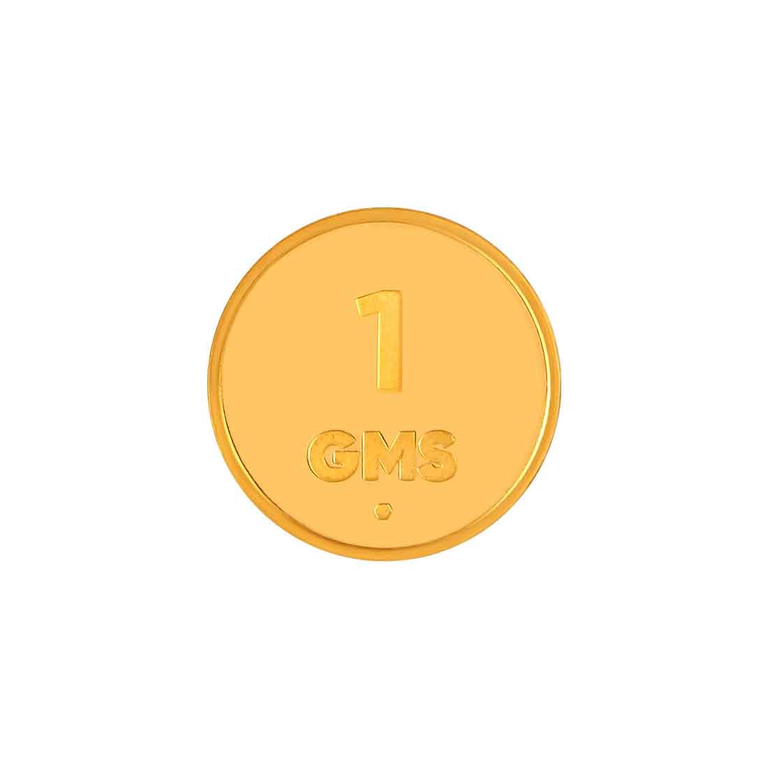 P.C Chandra Jewellers 24Kt 999 Yellow Gold Coin  1 Gram