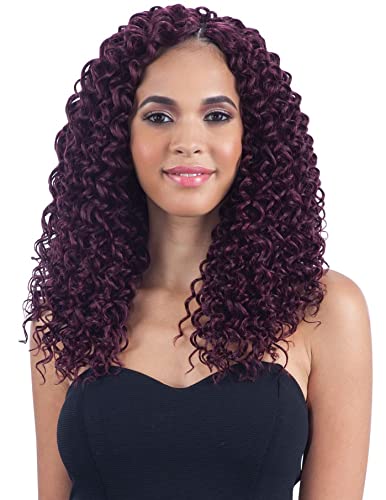 MULTI PACK DEALS! FreeTress Synthetic Hair Crochet Braids Beach Curl 12'' (6-PACK, OT27)