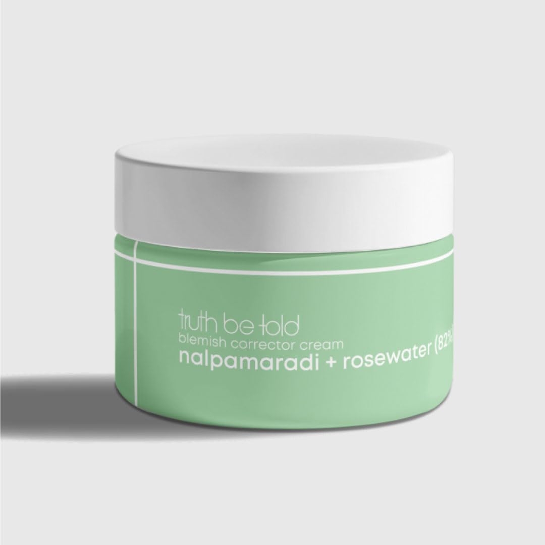 Truth Be Told Tbt Blemish Corrector Cream Nalpamaradi & Rose Water (50Ml), Pigmentation, Dark Spots & Acne Scar Removal, Skin Br