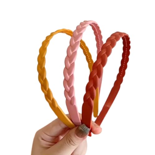 3 Pcs,Zig Zag,Teeth Headbands For Girls Women Thin Plastic Hair Headbands For Kids Teens Lady