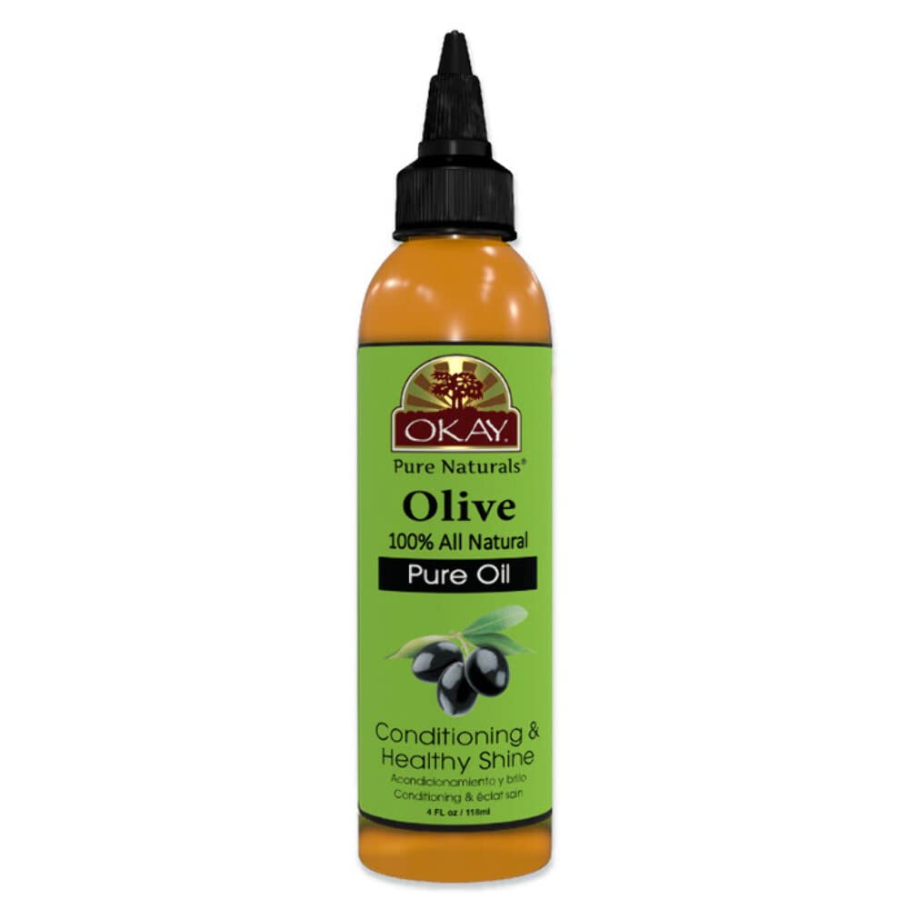 Okay 100% Pure Olive Oil For Skin And Hair 4Oz / 118Ml