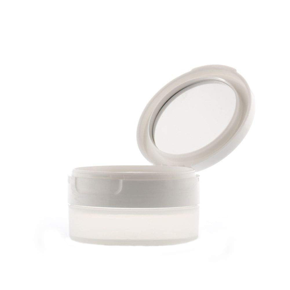 Akoak Capacity 35 Ml(1.18 Oz) Empty Reusable Plastic Loose Powder Compact Container Diy Makeup Powder Case With Sponge Powder Pu