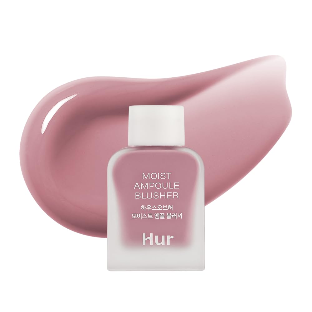 House Of Hur Moist Ampoule Blusher (04 Lavender Flush) Hydrating & LongLasting Liquid Blush, Buildable WaterBased Formula With
