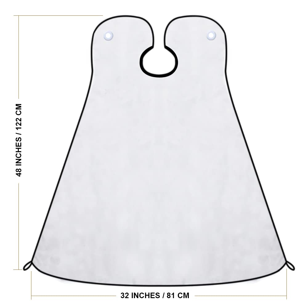 Beard Shaving Catcher Bib - The Smart Way To Shave - Beard Trimming Apron & Shaving Cape - Perfect Grooming Gift Or Men'S Birthd