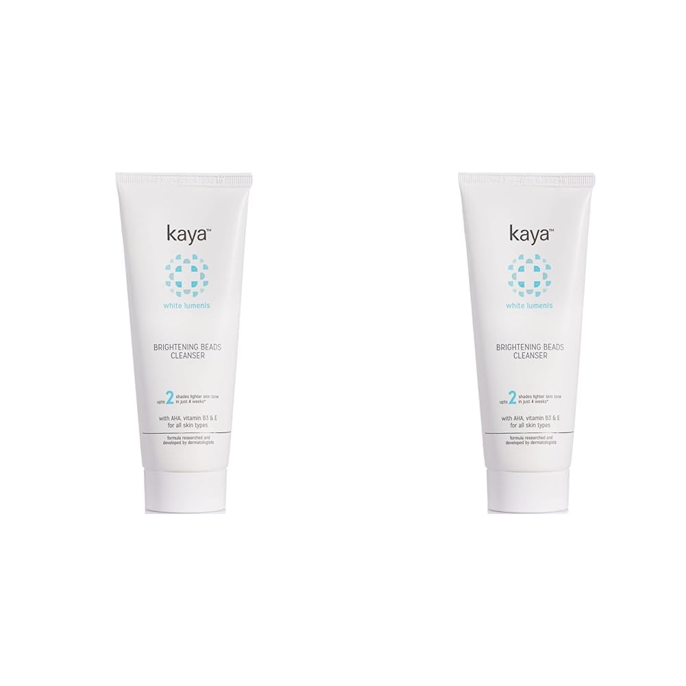 Kaya Clinic Brightening Beads Cleanser With Aha, Niacinamide, Vitamin E, Daily Use Exfoliating & Brightening Face Wash, Hydratin