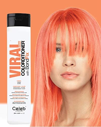 Celeb Luxury Intense Color Depositing Colorconditioner Conditioner + Bondfix Bond Rebuilder, Vegan, Sustainably Sourced Plant-Ba