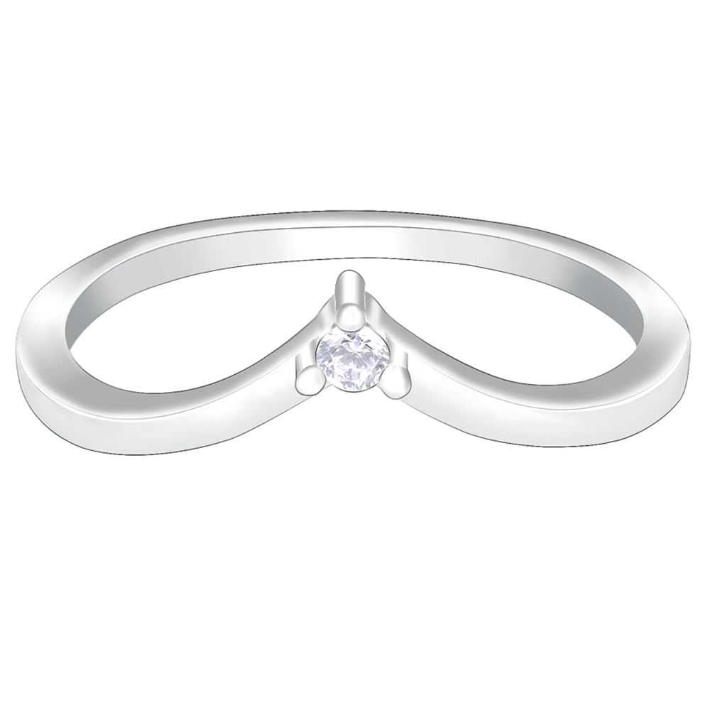 Giva 925 Silver Simply Vanki Ring,Fixed Size, Indian  12, Us  6 | Gifts For Women And Girls | With Certificate Of Authenticity